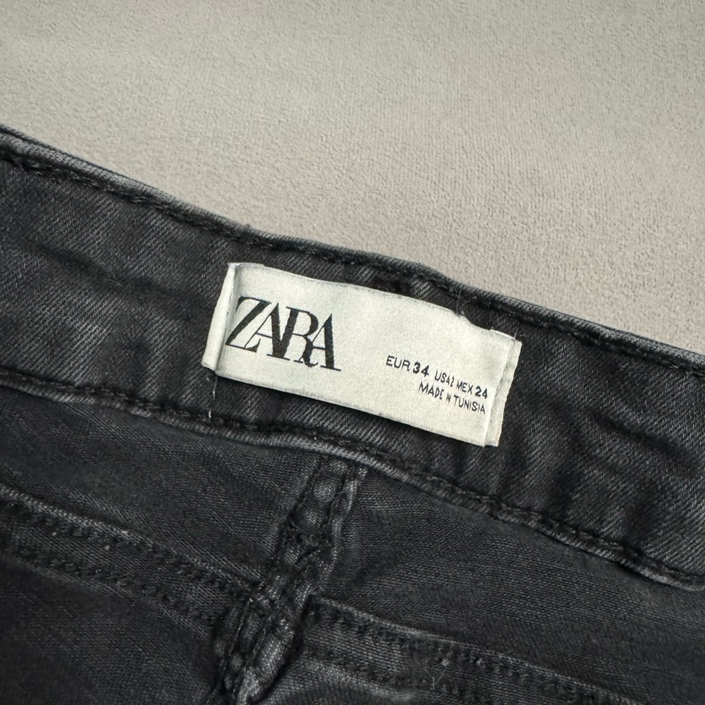 Zara Men's Charcoal Jeans